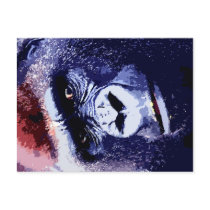 Gorilla Face postcards by hizli_art Gorilla Face postcards