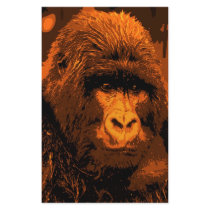 Gorilla Face Custom Stationery