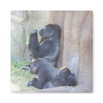Gorilla Family magnets by SeaAngel Gorilla Family magnets