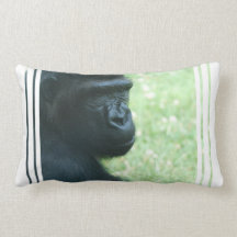 Gorilla Gaze Pillow