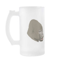 Gorilla head coffee mugs