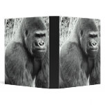 Gorilla in Black and White Binder