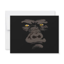 Gorilla in Black invitations