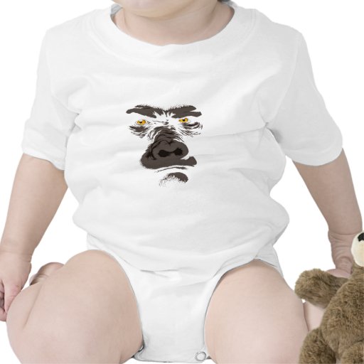 Gorilla in Black T-shirt