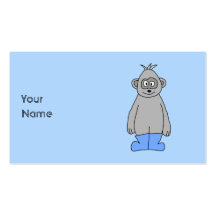 Gorilla in Blue Boots. Business Card