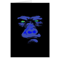Gorilla in Blue Cards