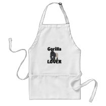 Gorilla Lover aprons by AnimalShirts Gorilla Lover aprons