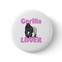 Gorilla Lover Pinback Buttons