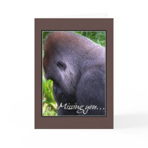 Gorilla -  Missing You cards