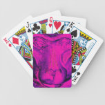 Gorilla or Ape, Close Up Face, Pink Card Deck