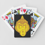 Gorilla or Ape, Close Up Face, Yellow Poker Cards