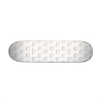 Gorilla Pattern Skate Deck