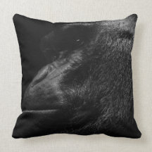 Gorilla Photo with Gorilla Fun Facts Pillow