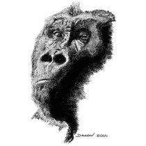 Gorilla Photo Sculpture