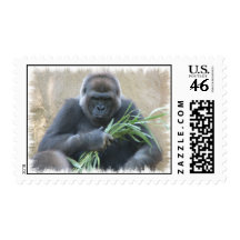 Gorilla Postage Stamp