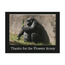 Gorilla Postcard by JudsonJoyce Gorilla Postcard