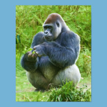 Gorilla Print posters