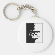 GORILLA  SAVE THE FOREST SAVE THE RAIN KEYCHAIN