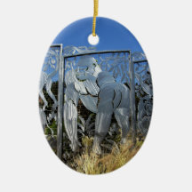 Gorilla Statue Christmas Tree Ornaments