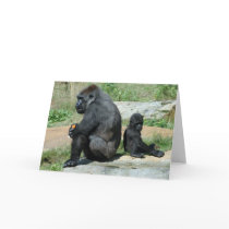 Gorilla Time Out Greeting Card