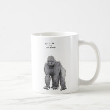 gorilla trivia coffee mug