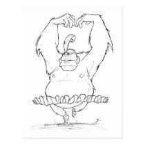 Gorilla Tutu postcards