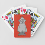 Gorilla Wearing Boots. Poker Deck