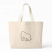 Gorilla Zoe Bag - Gorilla Outline by GorillaZoe Gorilla Zoe Bag - Gorilla Outline