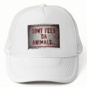 Gorilla Zoe Hat - Don't Feed Da Animals by GorillaZoe Gorilla Zoe Hat - Don't Feed Da Animals