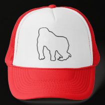 Gorilla Zoe Hat - Gorilla Outline