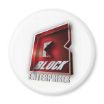 Gorilla Zoe Magnet - Block Enterprises Red