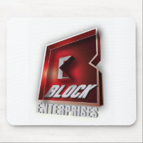 Gorilla Zoe Mousepad - Block Enterprises Red mousepads