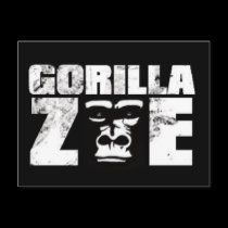 Gorilla Zoe Postcard - Logo postcards