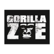 Gorilla Zoe Postcard - Logo Gorilla Zoe Postcard - Logo