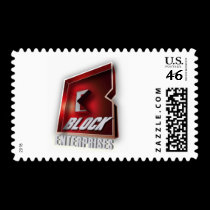 Gorilla Zoe Stamps - Block Enterprises Red stamps
