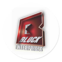 Gorilla Zoe Sticker - Block Enterprises Red