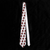 Gorilla Zoe Tie - Block Enterprises Red ties