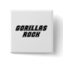 Gorillas Rock Pinback Button