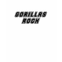 Gorillas Rock t-shirts by dustin1175 Gorillas Rock t-shirts