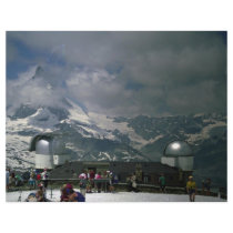 Gorner Grat Observatory and Matterhorn in cloud, S Flyer Design
