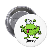 Gornk The Green Spotted Monster Buttons