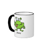 Gornk The Green Spotted Monster mugs