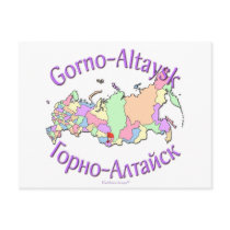 Gorno-Altaysk Russia Post Card