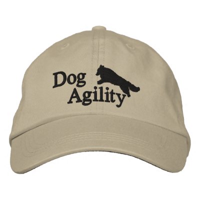 Gorra bordado Sheltie de la agilidad Gorra De Béisbol Bordada Gorra bordado Sheltie de la agilidad Gorra De Béisbol Bordada