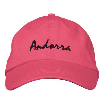 Gorra de Andorra Gorra Bordada Gorra de Andorra Gorra Bordada