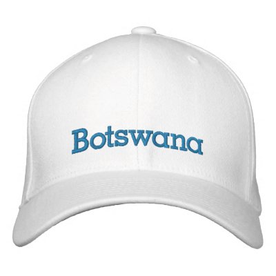 Gorra de Botswana Gorra Bordada Gorra de Botswana Gorra Bordada
