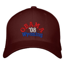 Gorra de Obama '08 Wyoming Gorra De Beisbol
