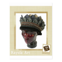 Gorra del arte de Rayela de la postal