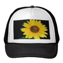 ¡Gorra - girasol llamativo, "mi gorra que cultiva 