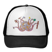 Gorra manchado del pulpo